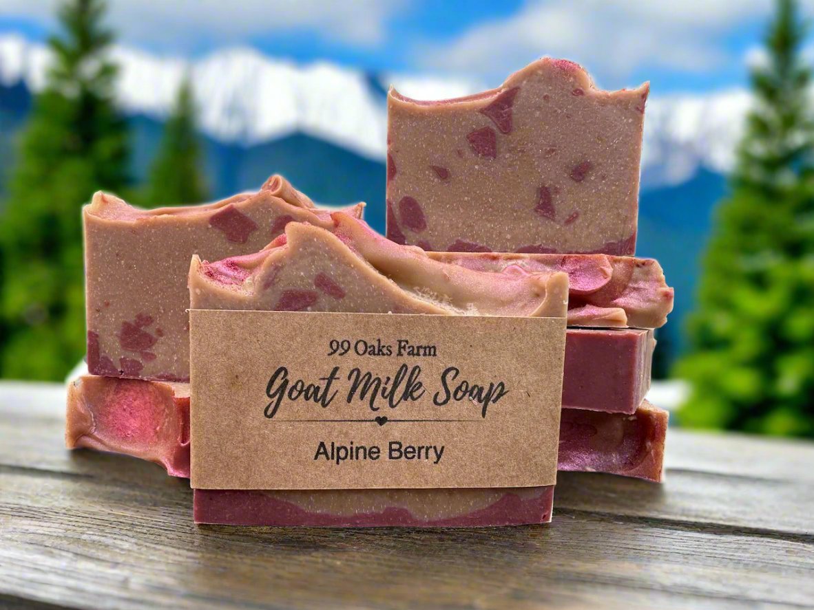 Alpine Berry Goat Milk Soap (Set) - 99 Oaks Farm