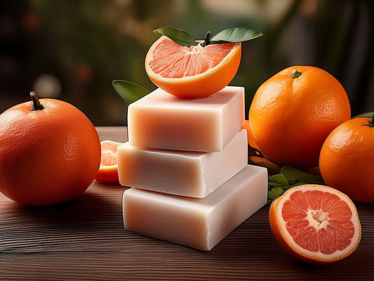 Natural Goat Milk Soap - Tangerine & Grapefruit - 99 Oaks Farm