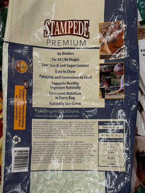 10 Empty Feed Bags (Variety) - for Crafts Totes